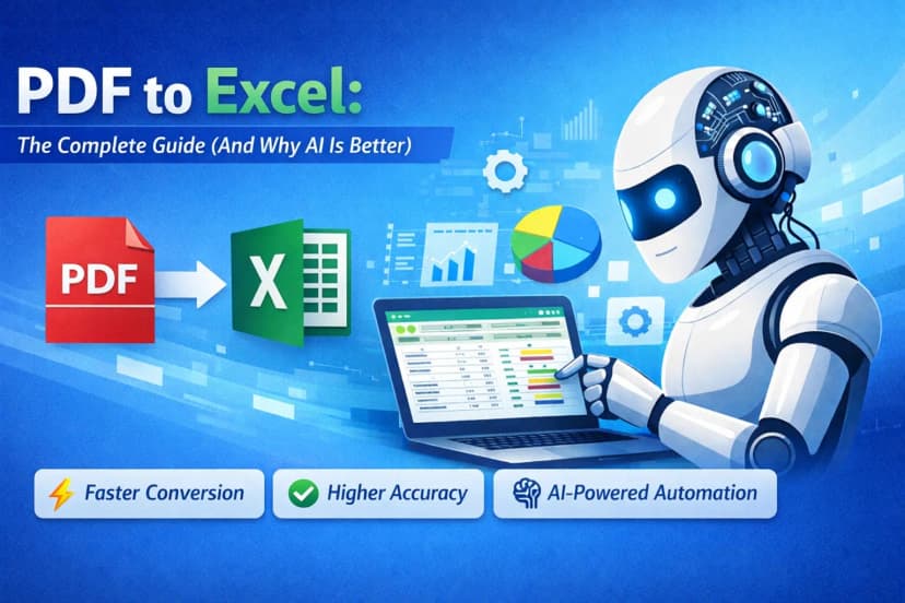 PDF to Excel: The Complete Guide (And Why AI Is Better)