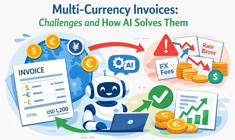 Multi-Currency Invoices: Challenges and How AI Solves Them