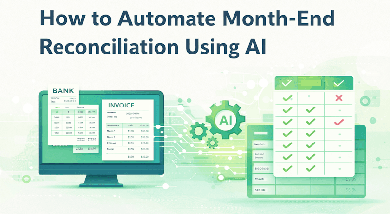 How to Automate Month-End Reconciliation Using AI