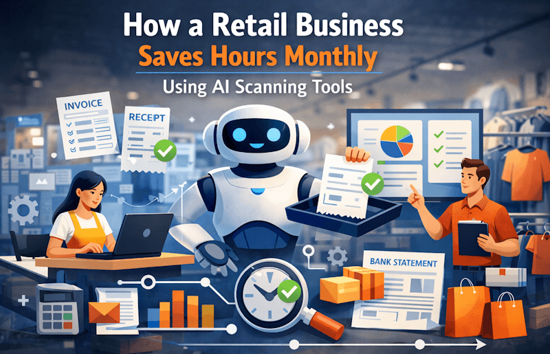 How a Retail Business Saves Hours Monthly Using AI Scanning Tools