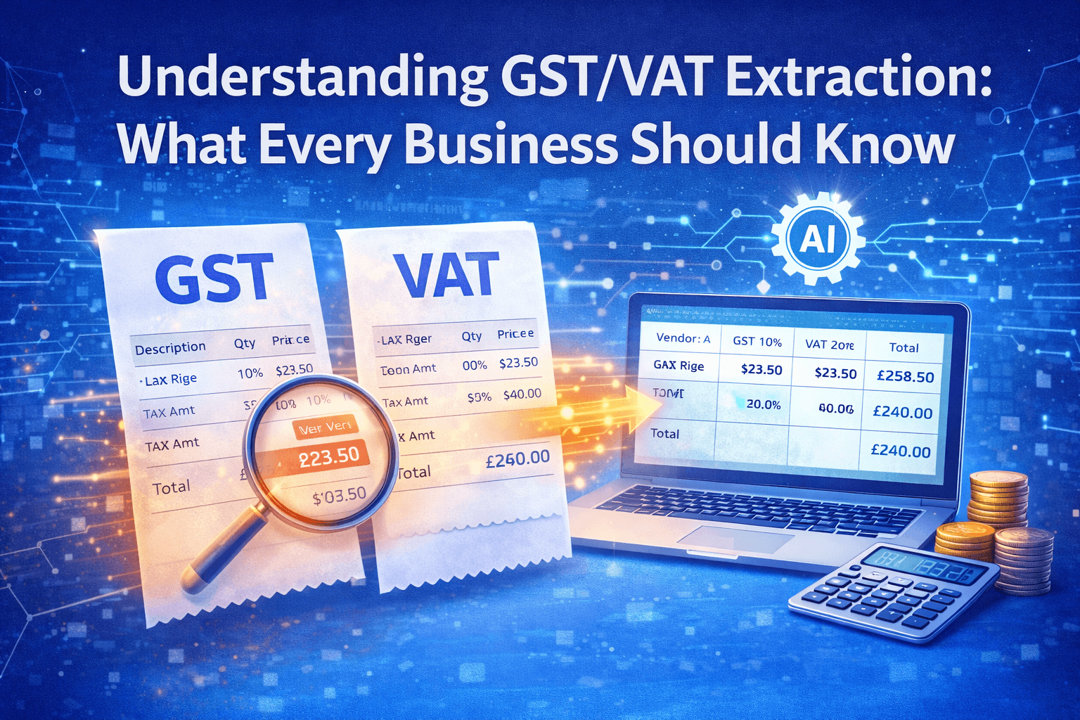 Understanding GST/VAT Extraction: What Every Business Should Know